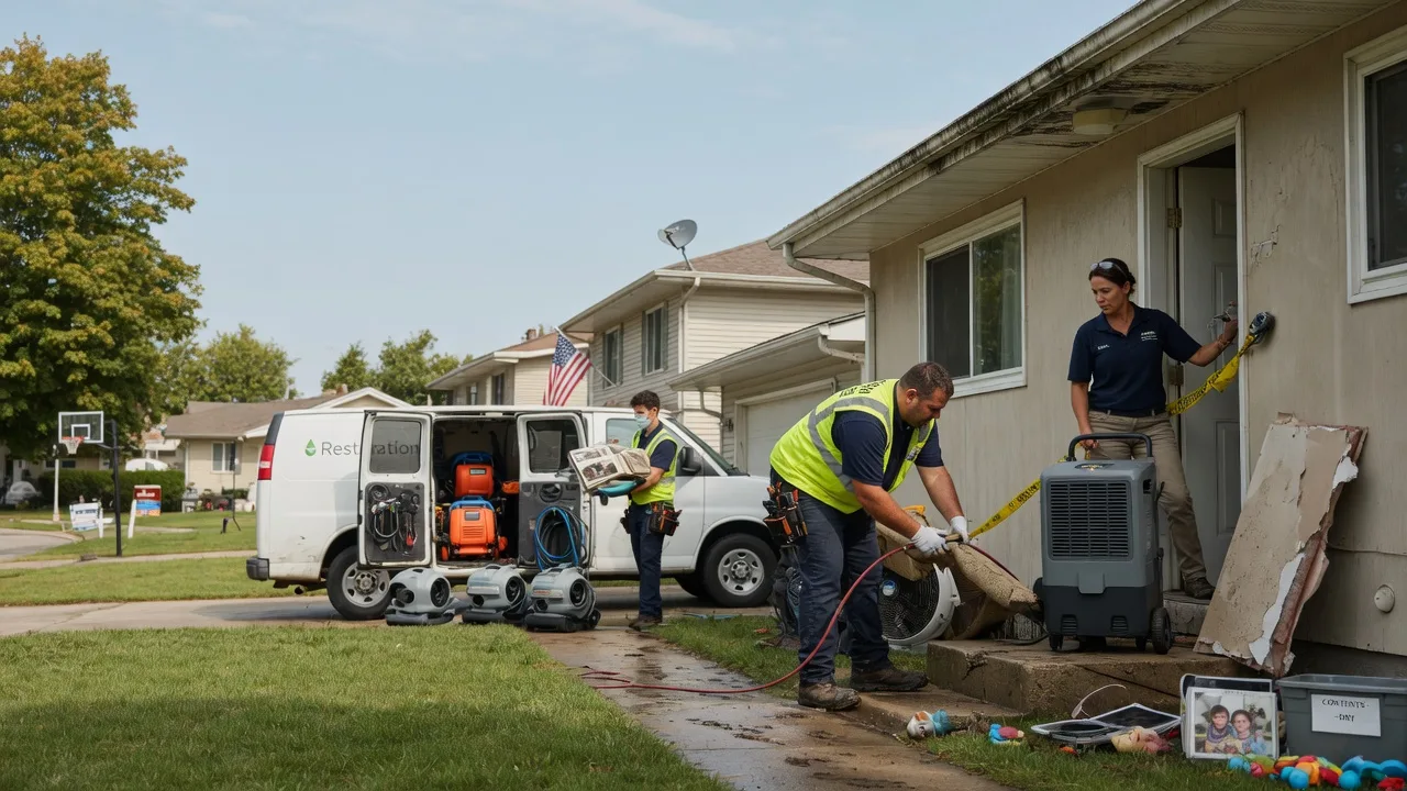 Water Damage Restoration in New London, NC near me
